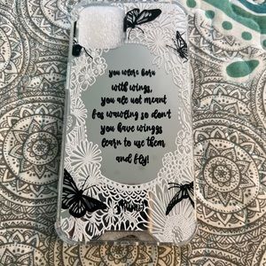 iPhone 13 iPhone case butterfly/mirror